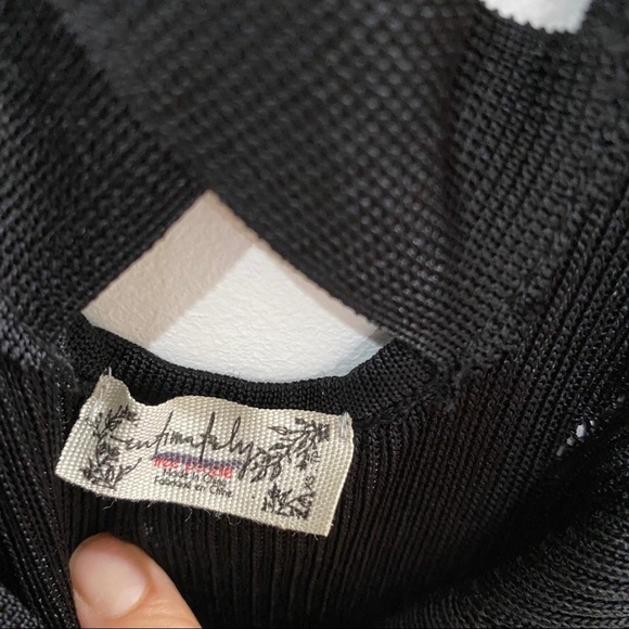 Free People Black Midi Dress - Picture 6 of 6